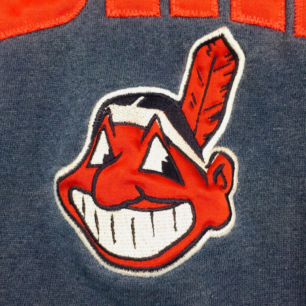 Vintage Starter Embroidered Indians Crewneck - Picture 4 of 7